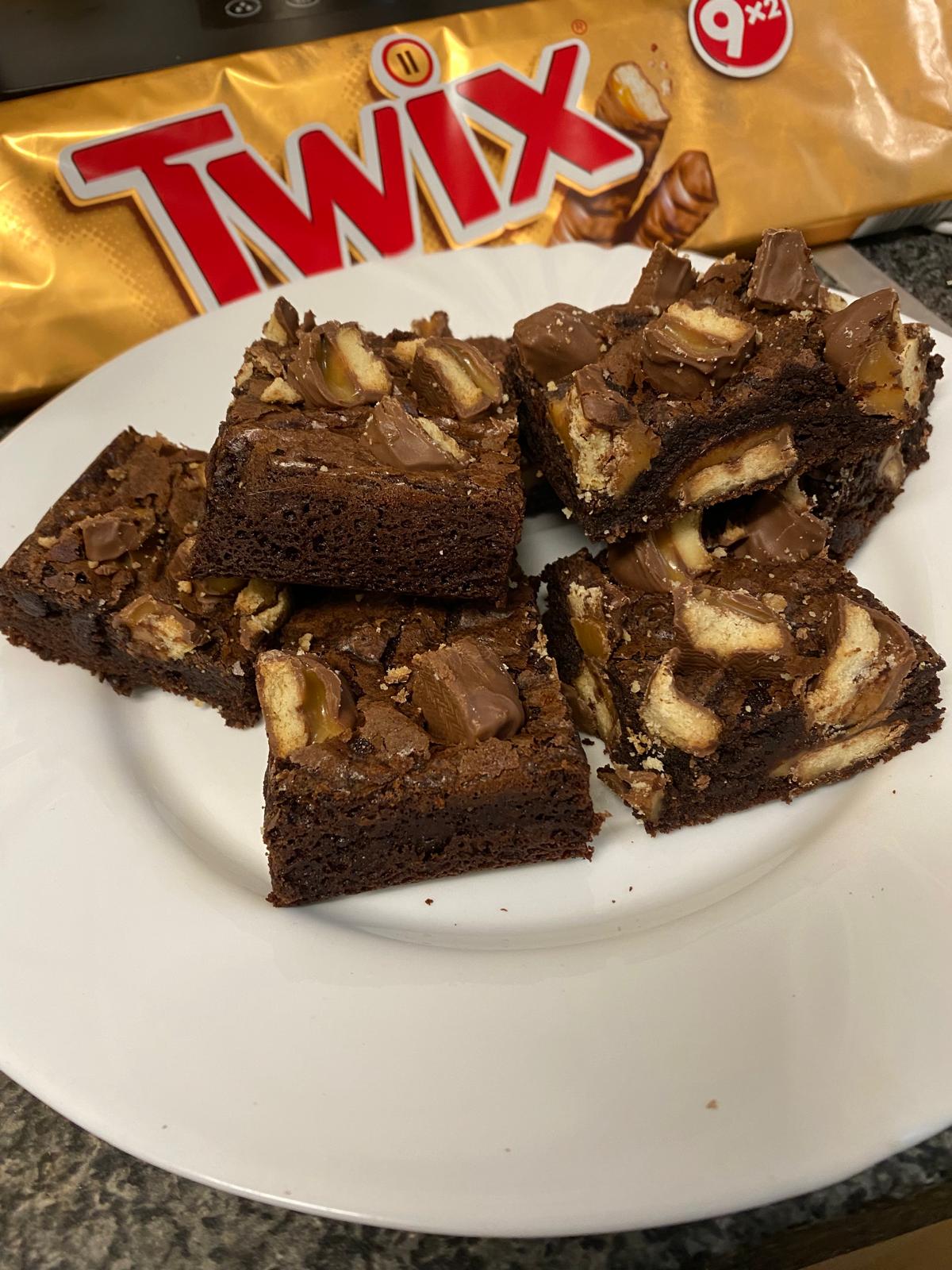 3 X Twix Temptation Brownies