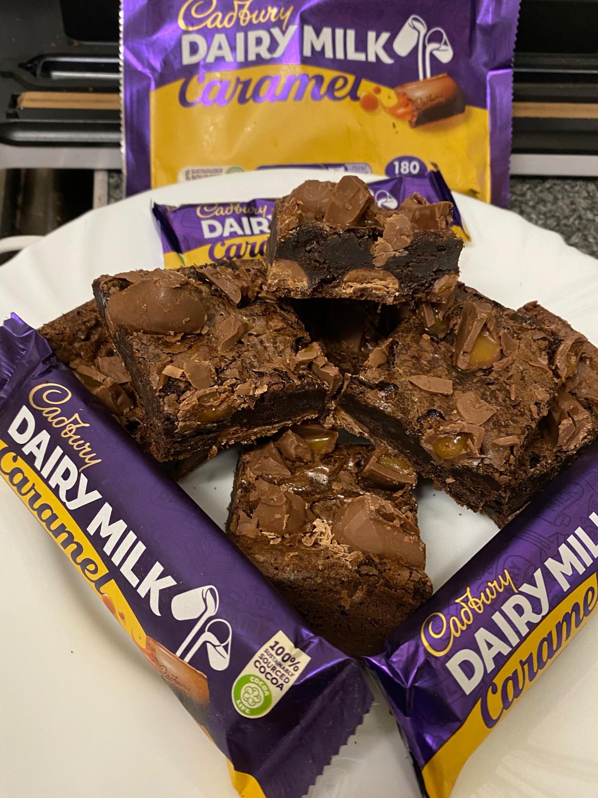 3 X Dairy Milk Caramel Infusion Brownies